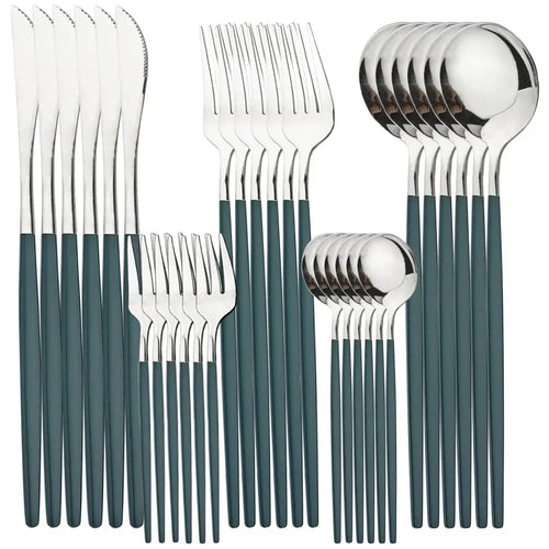 BowLift | RoyalMirror – Luxury Gold Cutlery Set