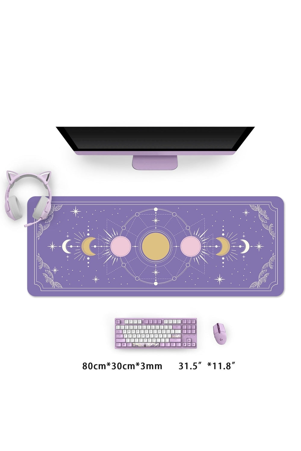 Moon Phases Desk Mat | Bowlift