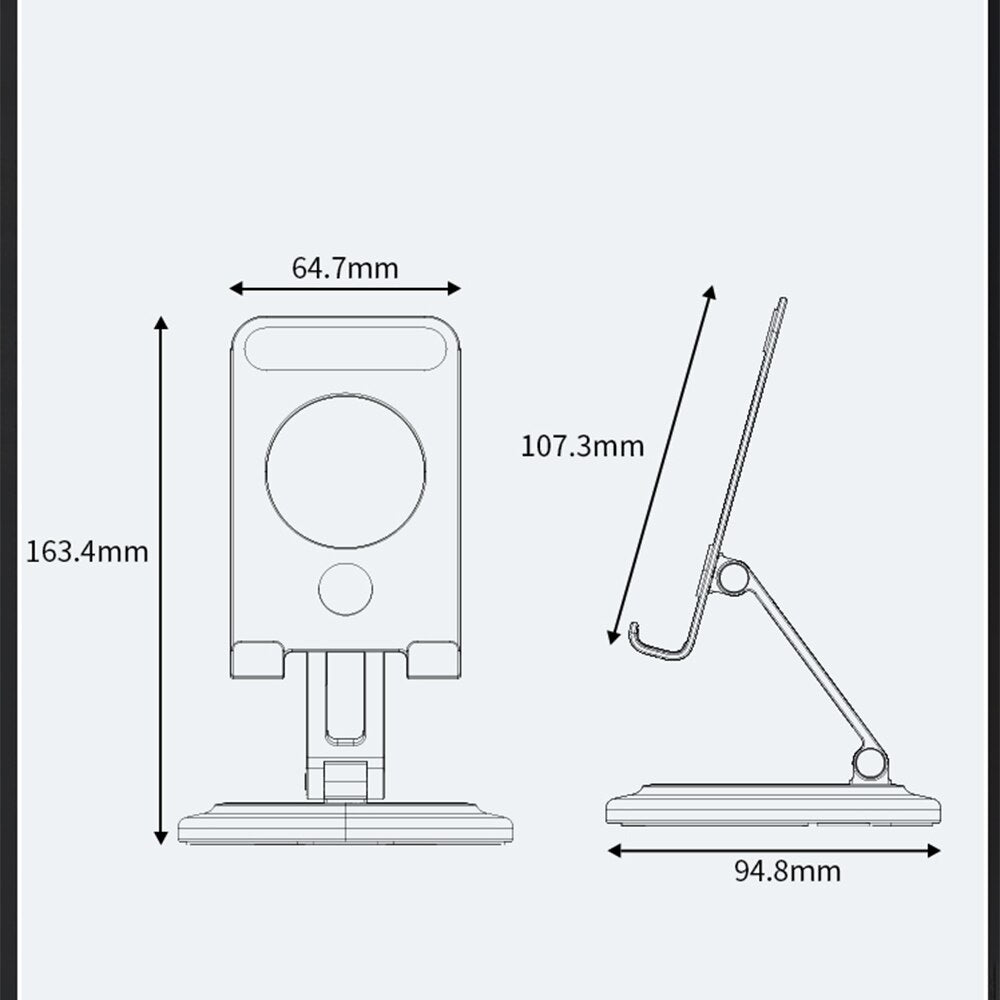 BowLift | 360 Rotating Wooden Foldable Universal Phone Holder