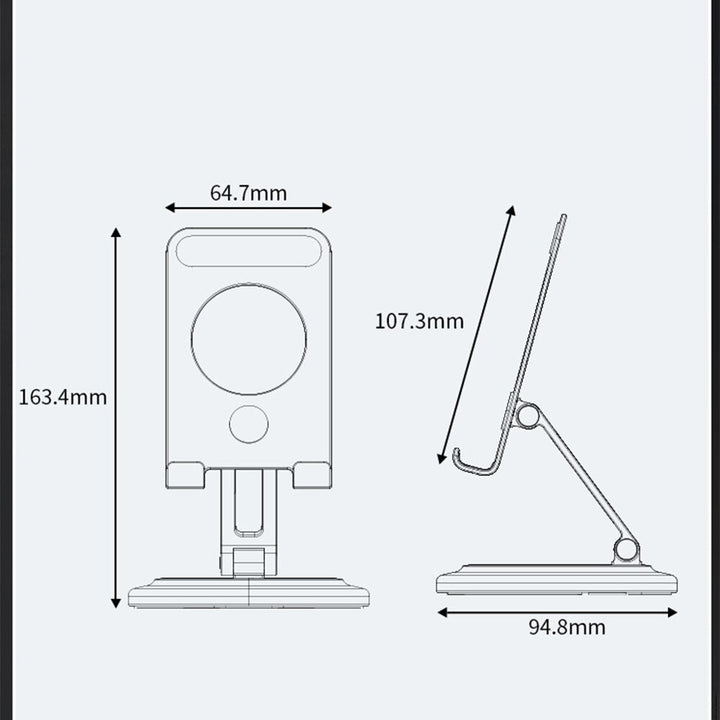 BowLift | 360 Rotating Wooden Foldable Universal Phone Holder