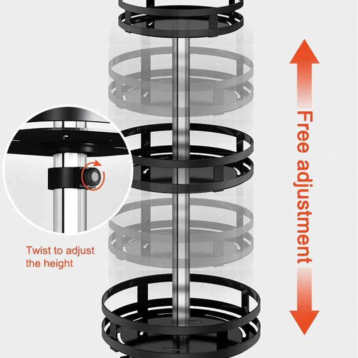 BowLift | 360° Rotatable Multifunctional Storage Rack