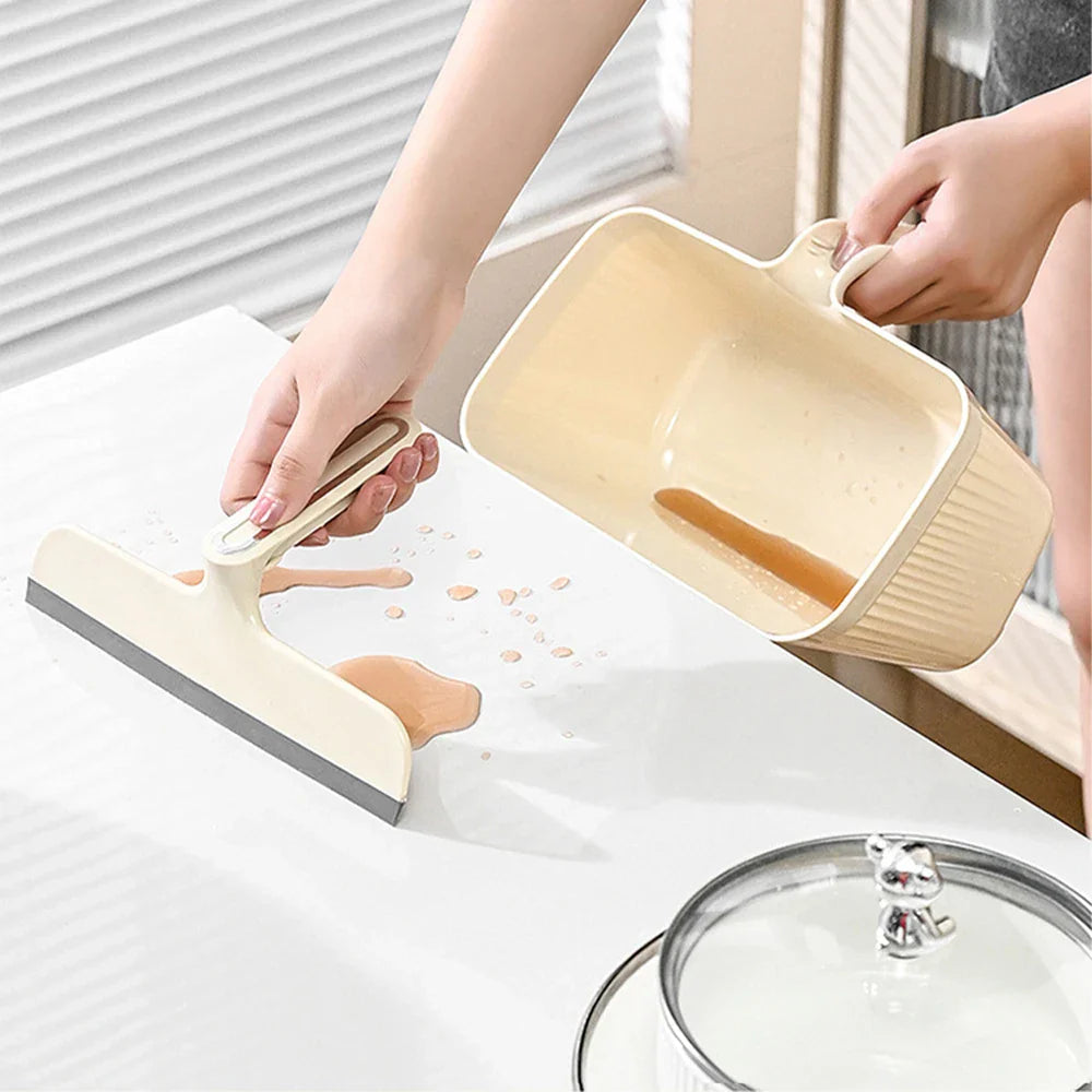BowLift | Mini Desktop Trash Scraper Bin