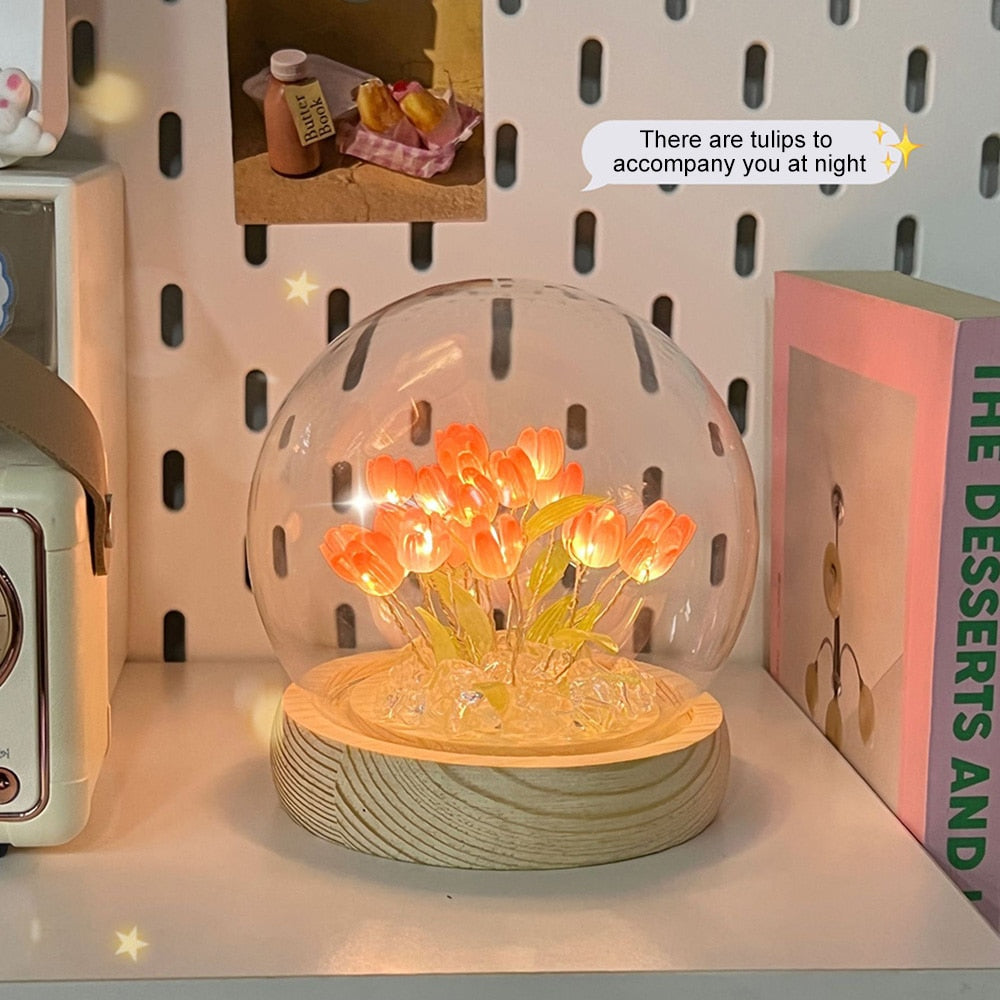 BowLift | Shiny Tulip Handmade Night Lamp