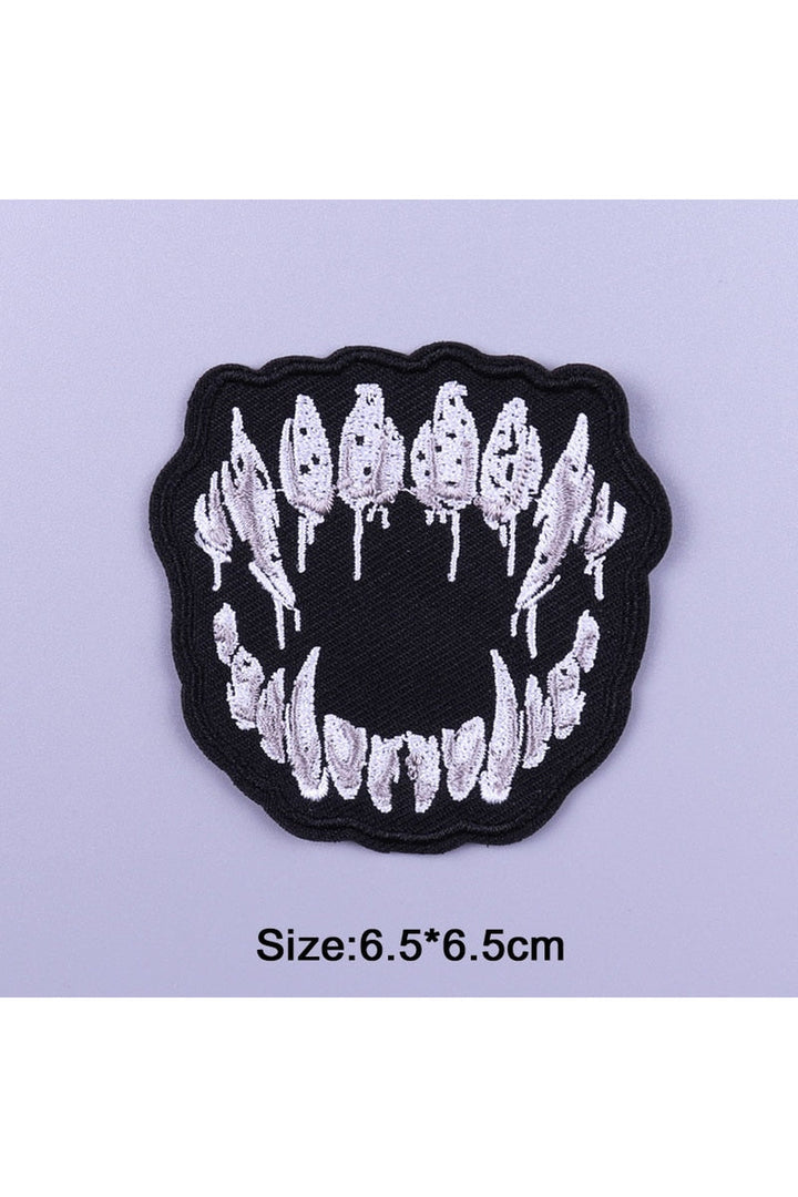 Punk Style Embroidered Patches | Bowlift