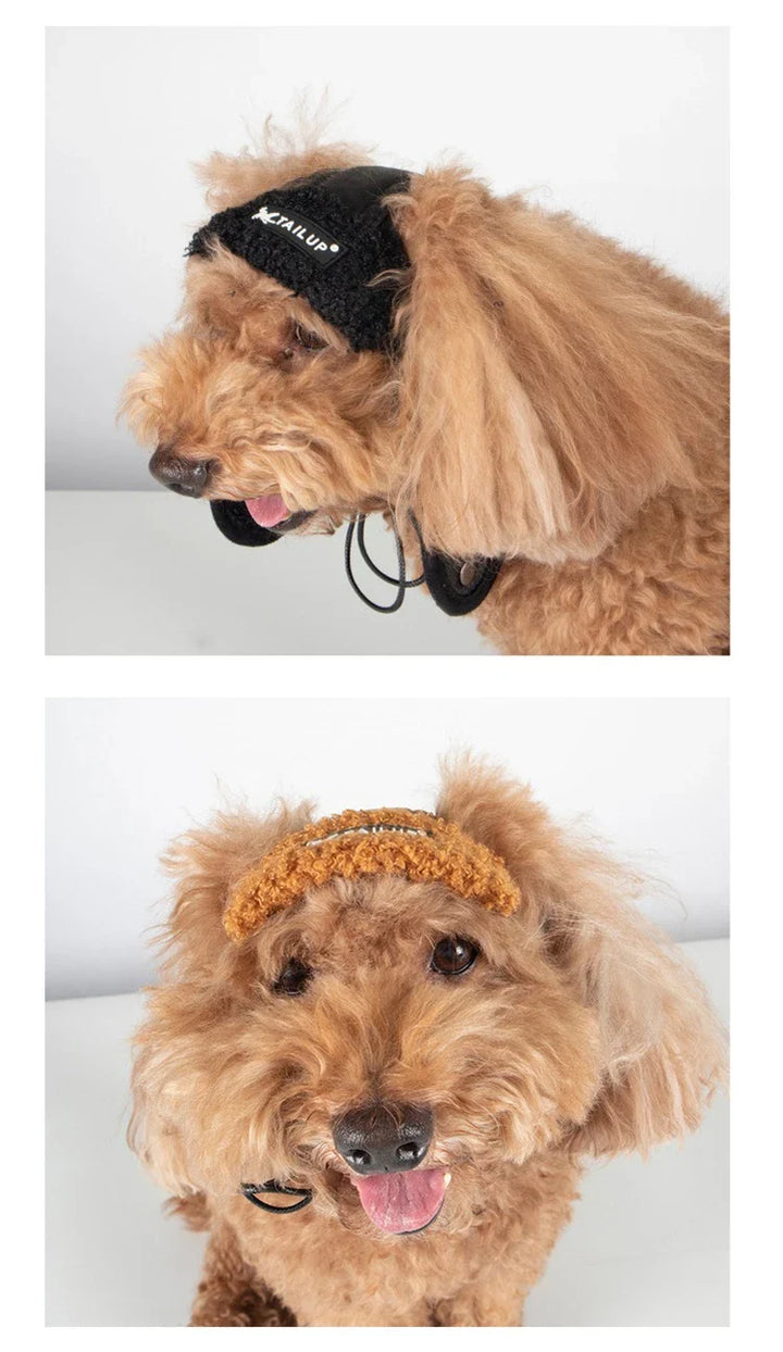 Winter pilot cap for pets warm and comfortable Bowlift