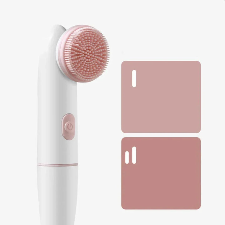 BowLift | Skinvora 2-in-1 Facial Cleansing Device Silicone | Deep Cleansing & Massage | Waterproof & Skin-Friendly | 15.8 × 4.7 × 2.7 cm