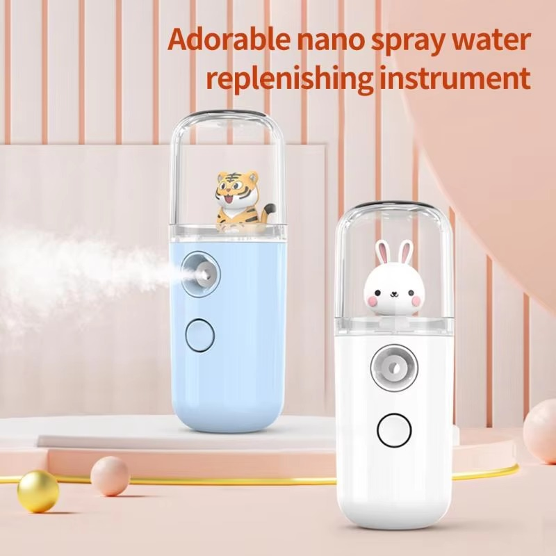 BowLift | Portable Facial Mist Sprayer Rechargeable Mini Steamer for Deep Hydration