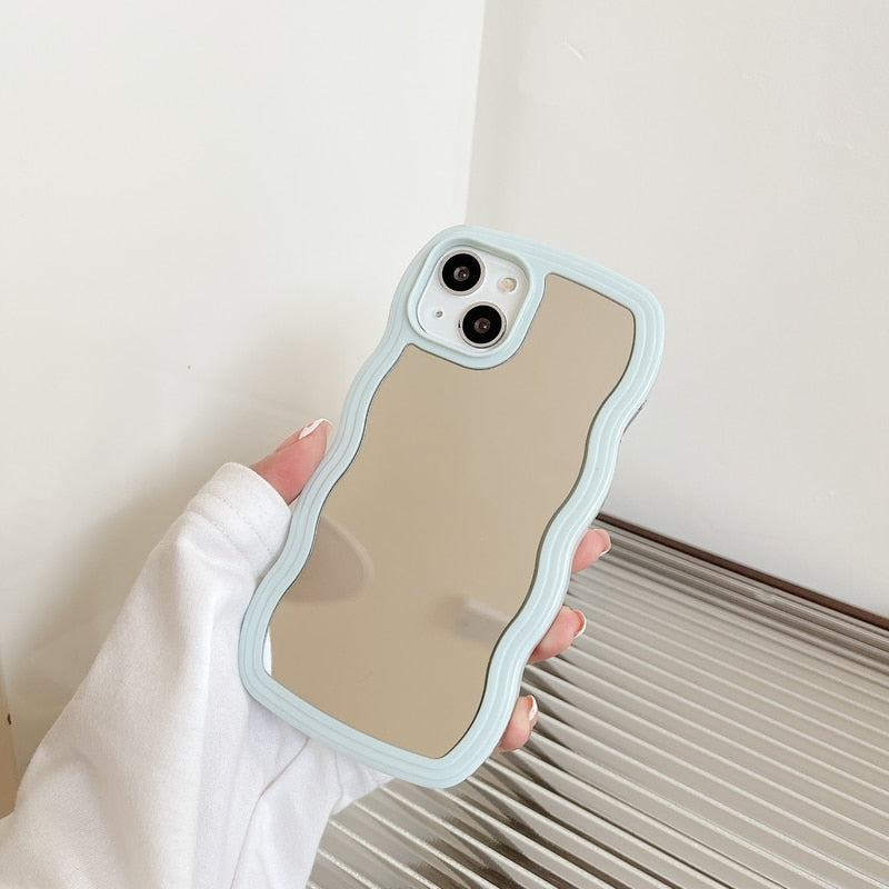 BowLift | Wavy Makeup Mirror Phone Case