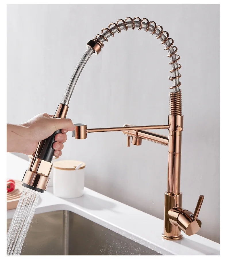 Faucet with Double Outlet – High-Quality Faucet for Flexible Washing, Easy Installation, Ideal for Modern Kitchens, Swiveling and Durable | Bowlift