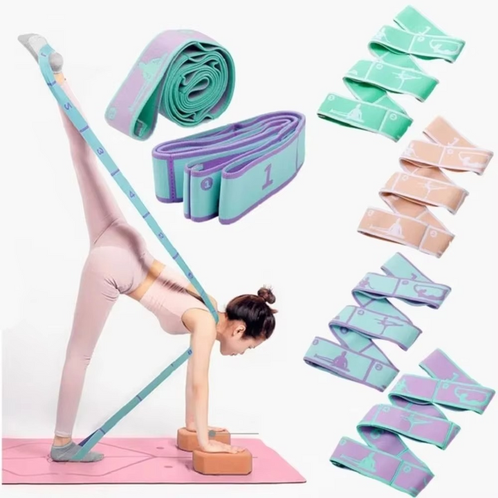 BowLift | Elastic Yoga Stretching Belt for Flexibility, Pilates, Dance, and Home Fitness