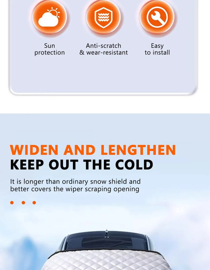 BowLift | FrostGuard Pro 5-Layer Windproof Magnetic Ice Protection for the Windshield