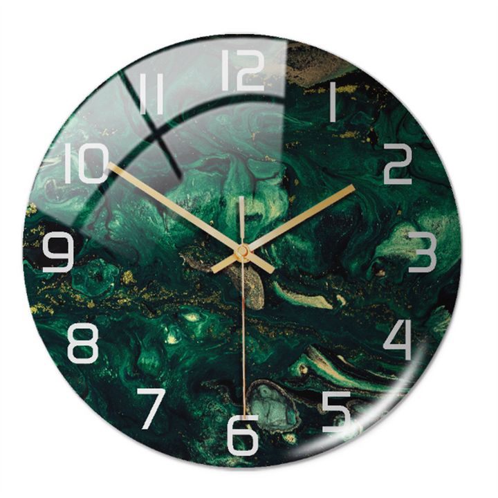 BowLift | Stylish Marble Wall Clock with Silent Mechanism