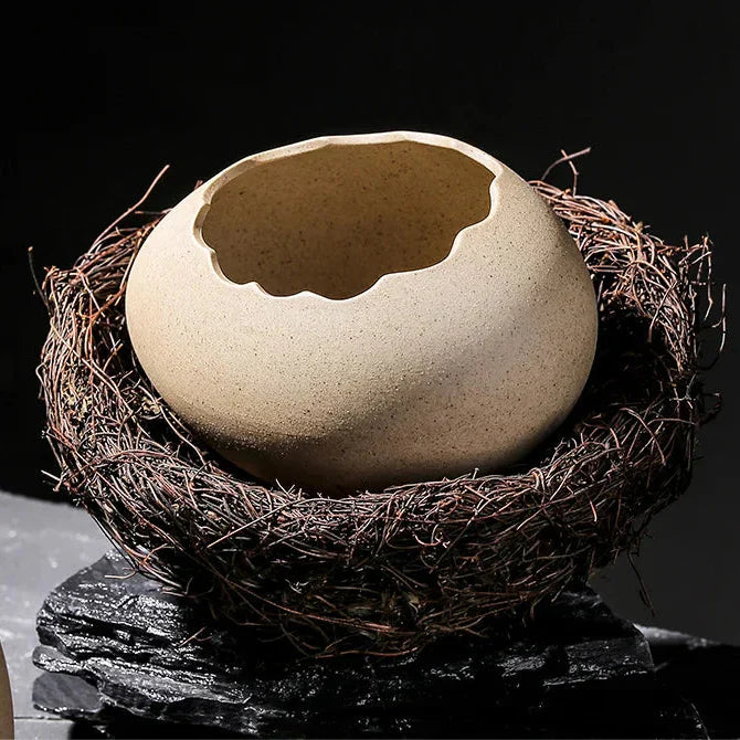 BowLift | Creative Ceramic Bird Nest Eggshell Bowl