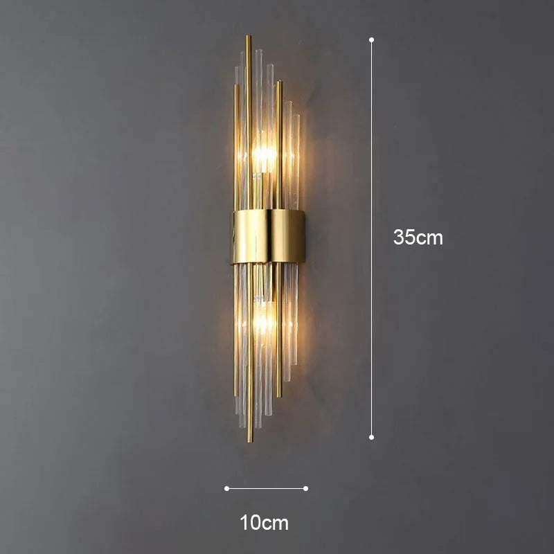 BowLift | GoldenLuxe Elegant LED Wall Lamp | Luxurious Design in Gold | Stylish Wall Lighting