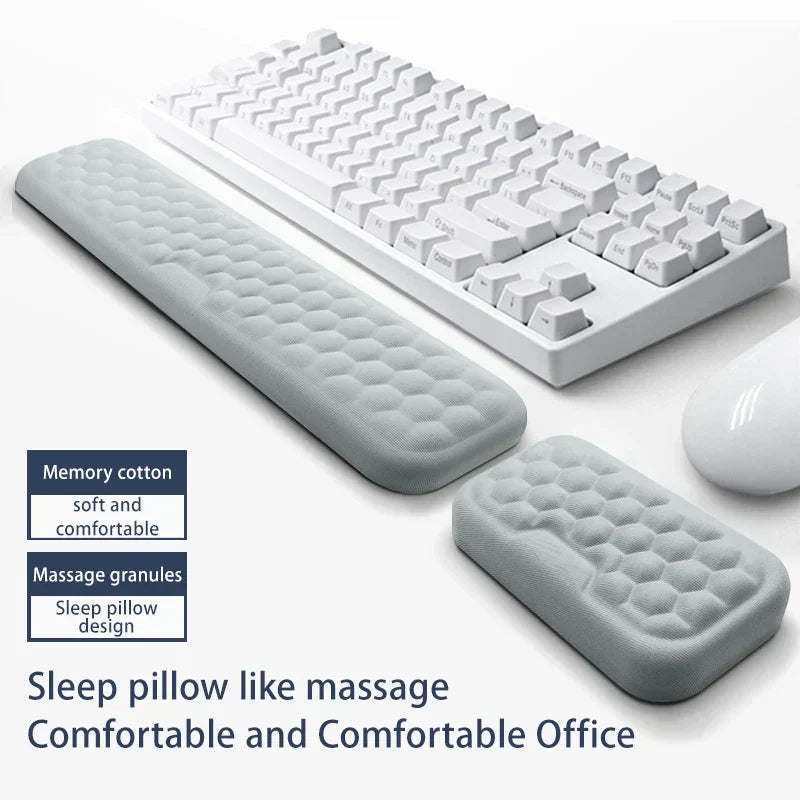 BowLift | ErgoLuxe GelPad | Comfort Mousepad | Wrist Rest & Massage | Silicone & Memory Foam