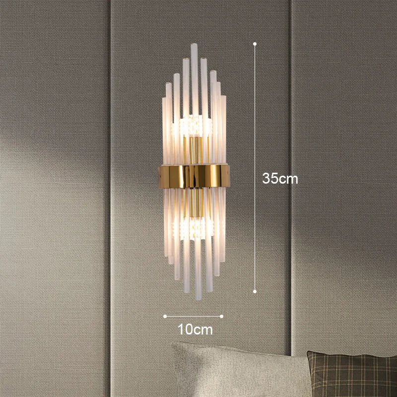 BowLift | Elegant LED Wall Lamp in Gold