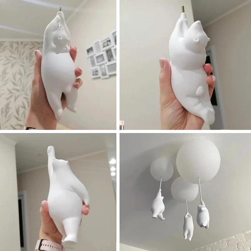 Hanging Bears Balloons Lamp | Bowlift