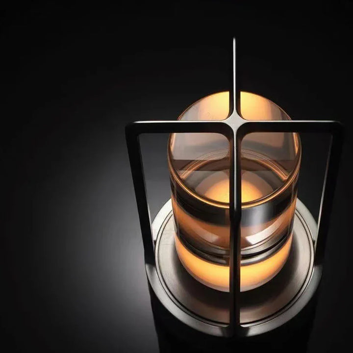 Wireless Rechargeable Table Lamp Made of Crystal, Portable LED Light for Living Room & Balcony | Bowlift