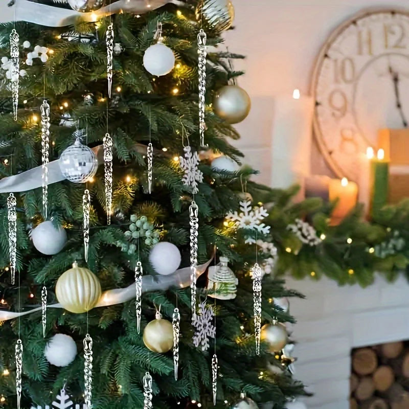 BowLift | WinterGlans | Premium Crystal Clear Christmas Decorations Set