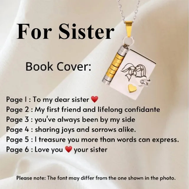BowLift | Memory Bookhanger Necklace – Symbolic Jewelry with Loving Message