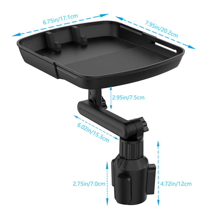BowLift | Car Travel Time Adjustable Long Arm Tray