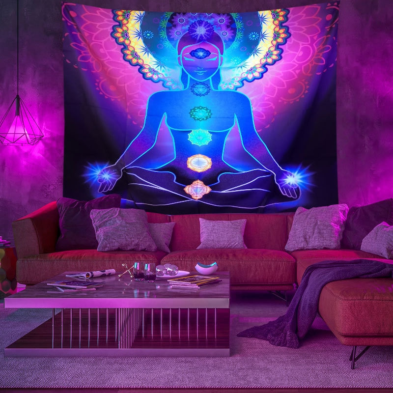 BowLift | Colorful Glowing Luminous Tapestry