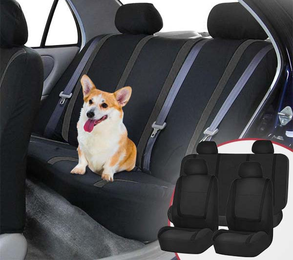 BowLift | ComfortSeat 9-piece Car Seat Covers Set – Universal, Breathable & Washable