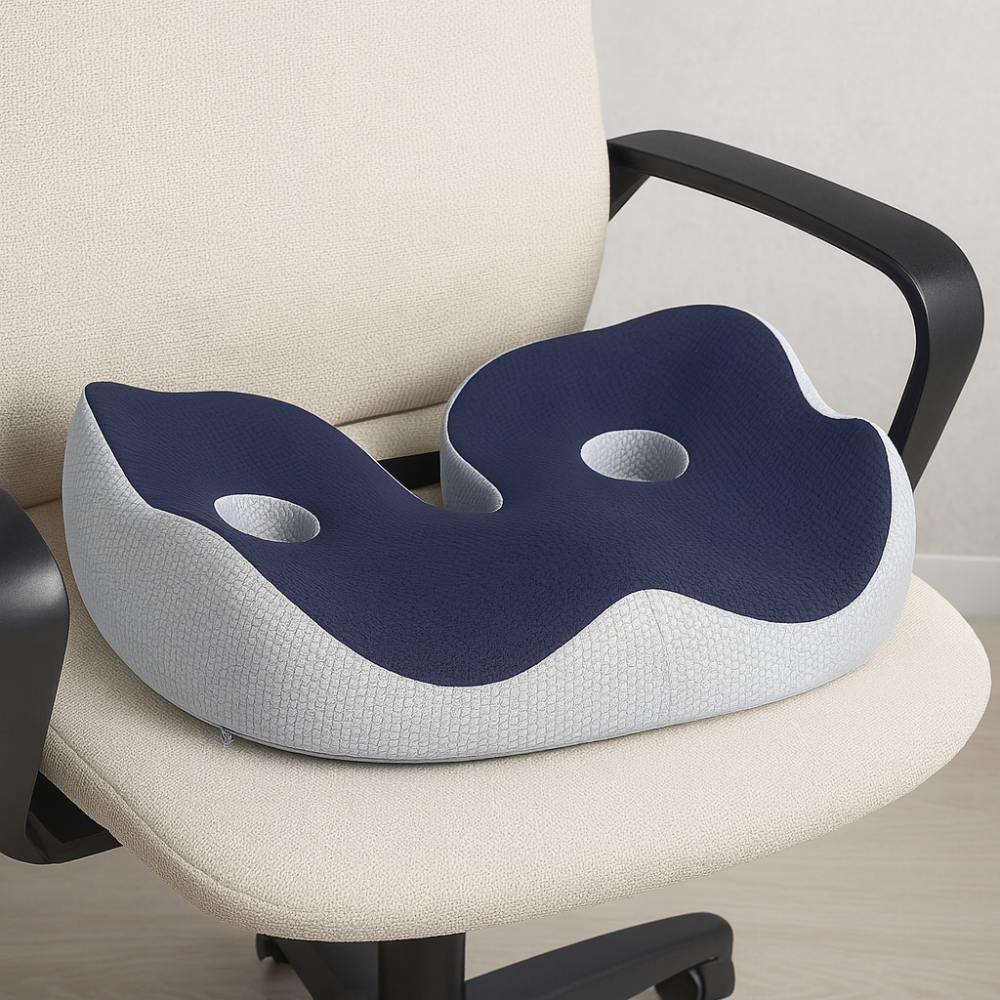 BowLift | Seat Cushion Memory Foam Orthopedic Pressure Relief Adjustable