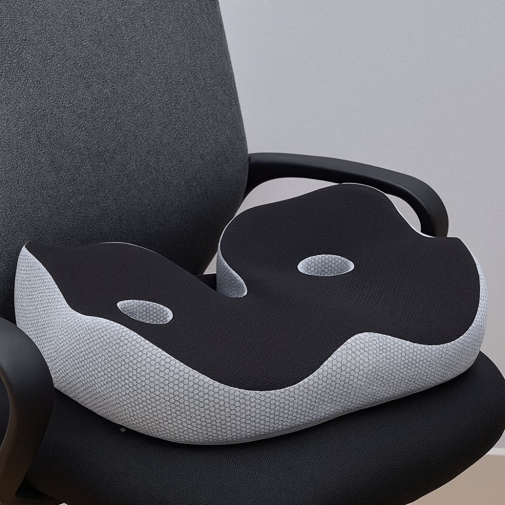 BowLift | Seat Cushion Memory Foam Orthopedic Pressure Relief Adjustable