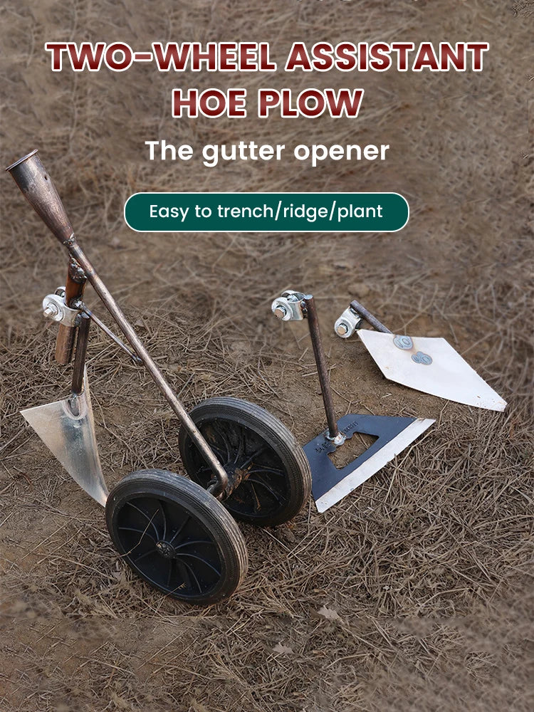BowLift | Weeding Hoe TerraRex Duo | Hand-forged from Manganese Steel | For Weeding & Soil Loosening | Without Handle