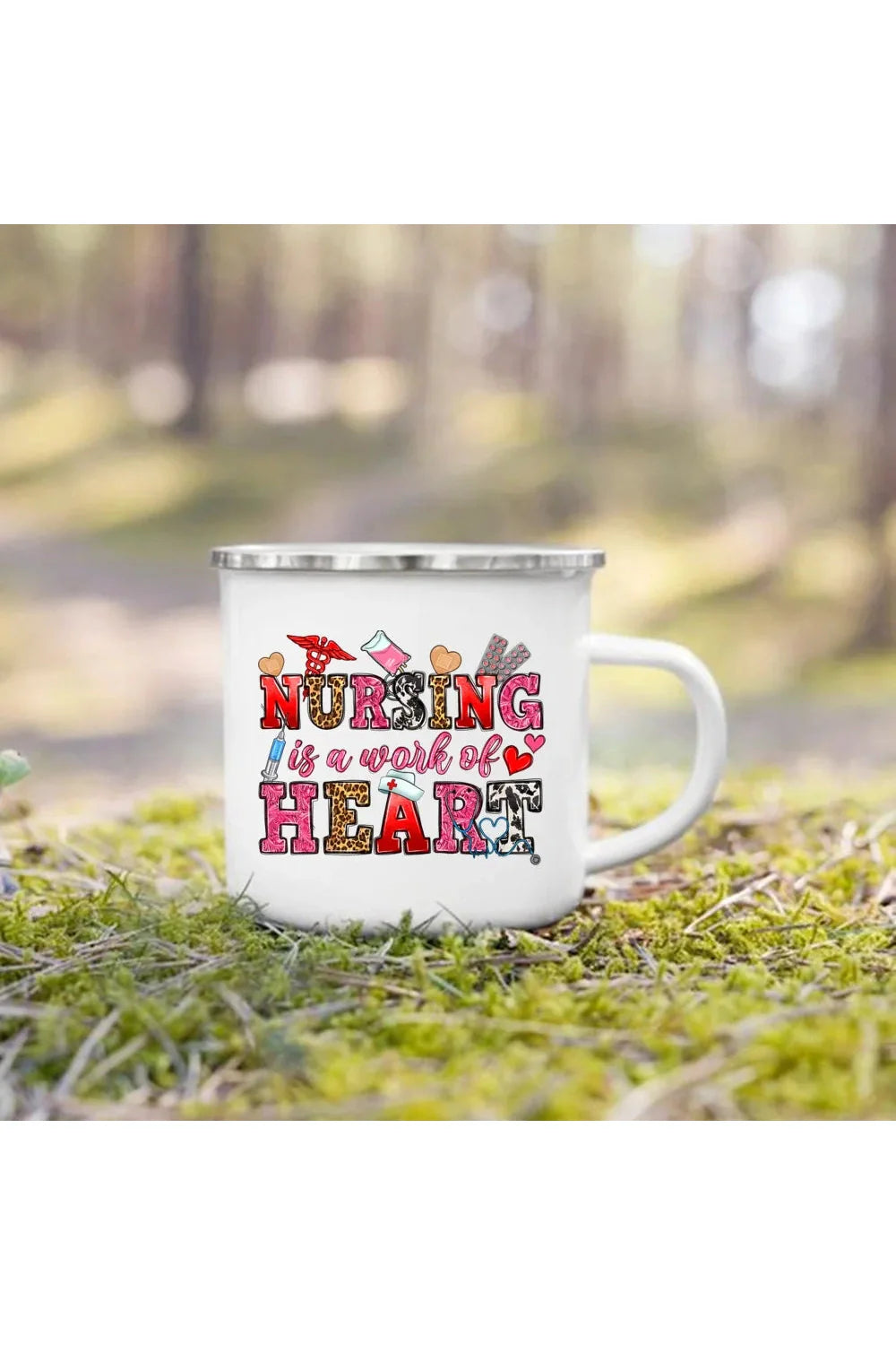 Life Enamel Coffee Mug | Bowlift