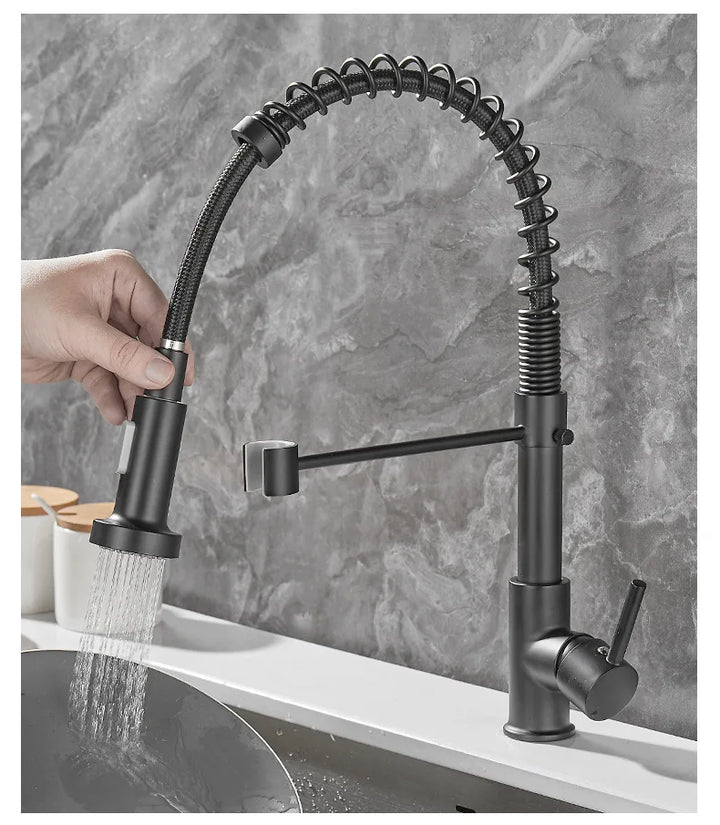 Faucet with Double Outlet – High-Quality Faucet for Flexible Washing, Easy Installation, Ideal for Modern Kitchens, Swiveling and Durable | Bowlift