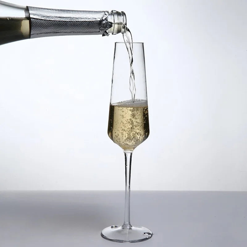 Unbreakable Acrylic Champagne Flute 4-Piece Set Bowlift