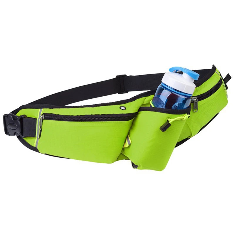 BowLift | RunEase Hydration Running Belt – Waterproof Waist Pack with Bottle Holder & Storage Pockets