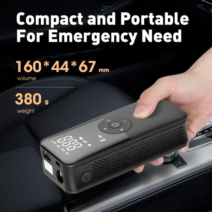 BowLift | Air Compressor AIRTORO | Rechargeable & Cordless | For Car, Bicycle & Balls | With Power Bank Function