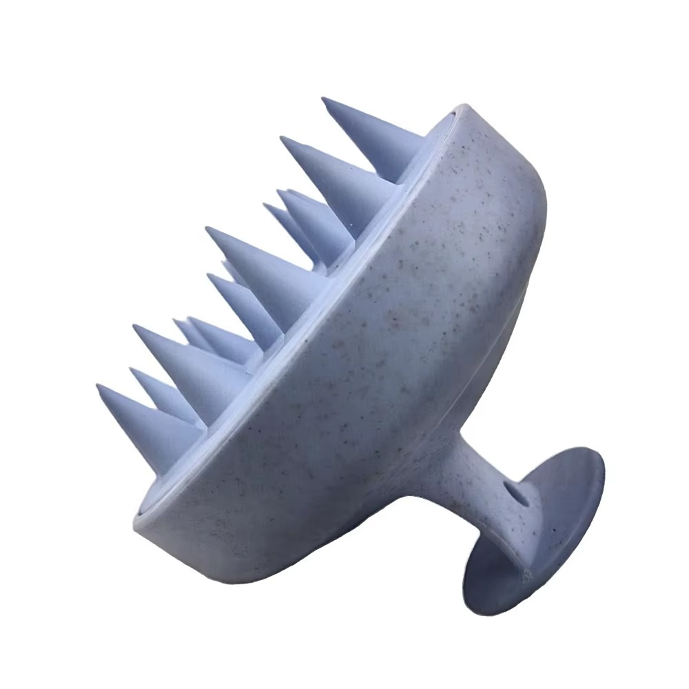 BowLift | Wheat Straw Silicone Scalp Massage Shampoo Brush with Soft Silicone Bristles