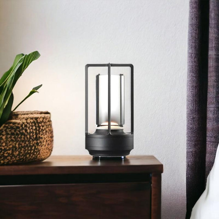 BowLift | Modern Cordless Nordic Desk & Bedside Lamp with Touch Controls – Sleek Rechargeable LED Light for Home Décor, Living Rooms, and Modern Bedrooms -