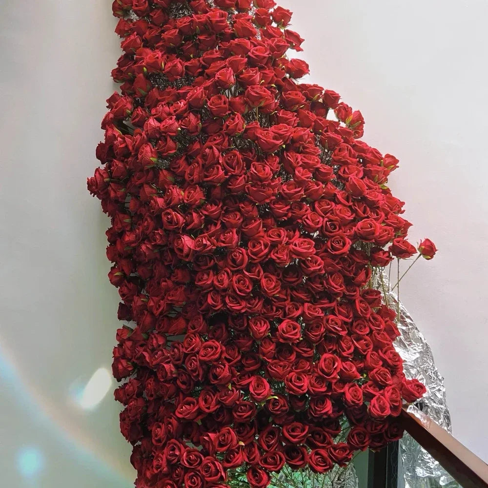 BowLift | 20 pieces Realistic Velvet Silk Rose Bouquet