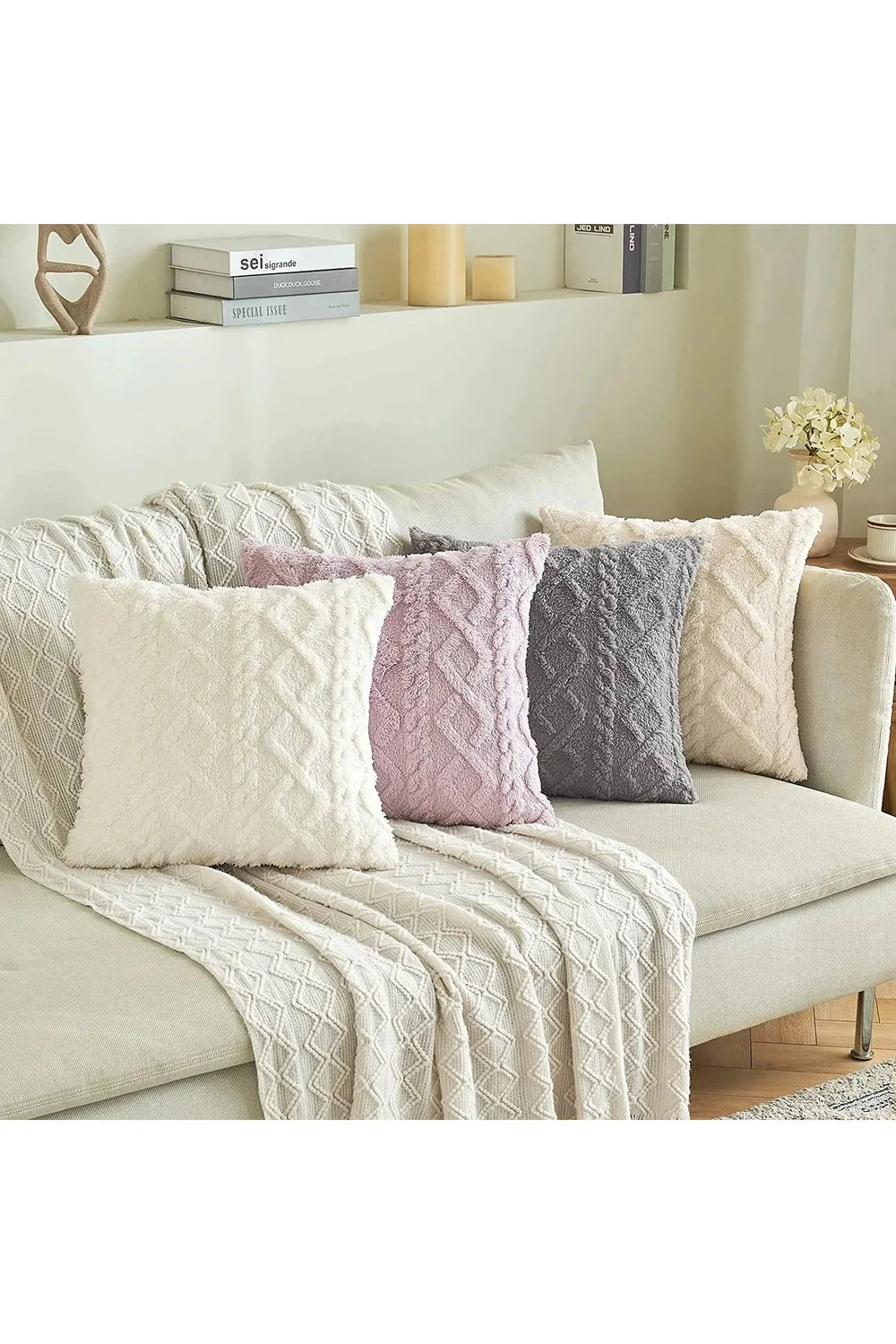 Plush Modern Pillowcase | Bowlift