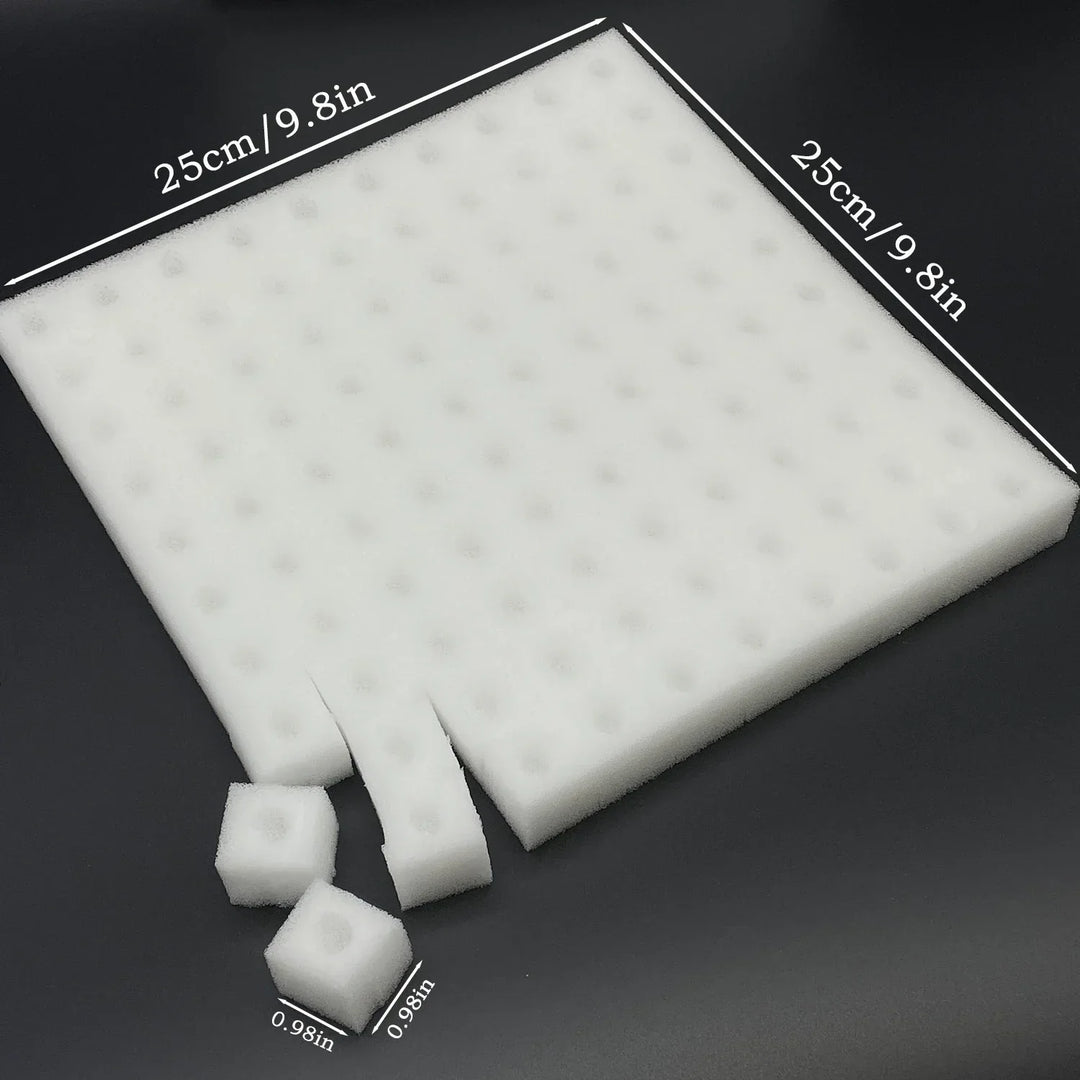 BowLift | Germina Propagation Sponge Mat | 100 Seed Holes | For Hydroponics & Soil | 25×25cm