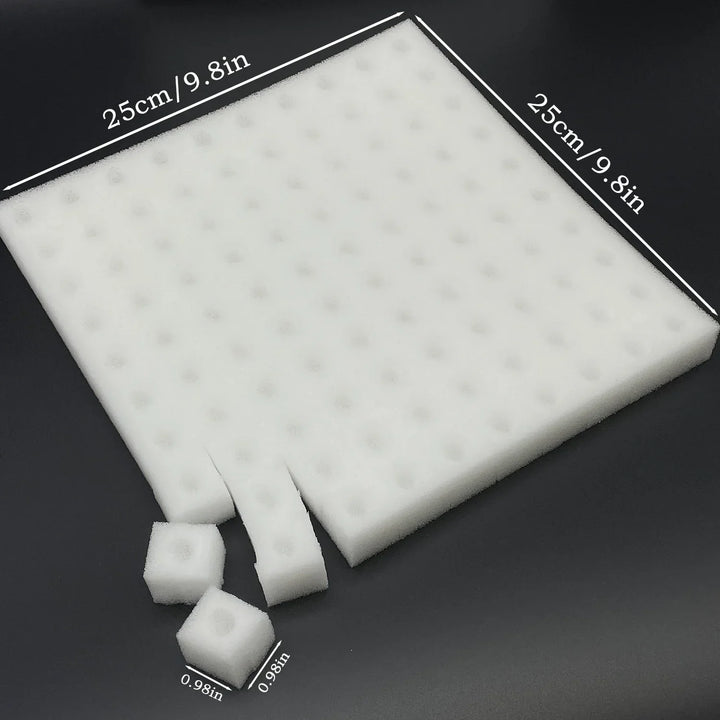 BowLift | Germina Propagation Sponge Mat | 100 Seed Holes | For Hydroponics & Soil | 25×25cm
