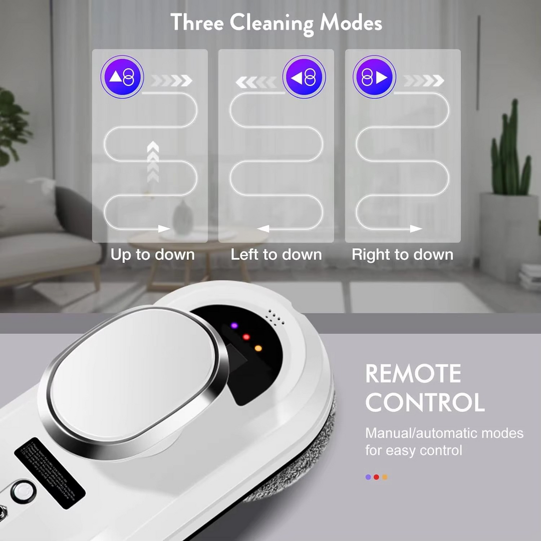 BowLift | Smart Window Cleaning Robot With Remote Control And Safety Rope