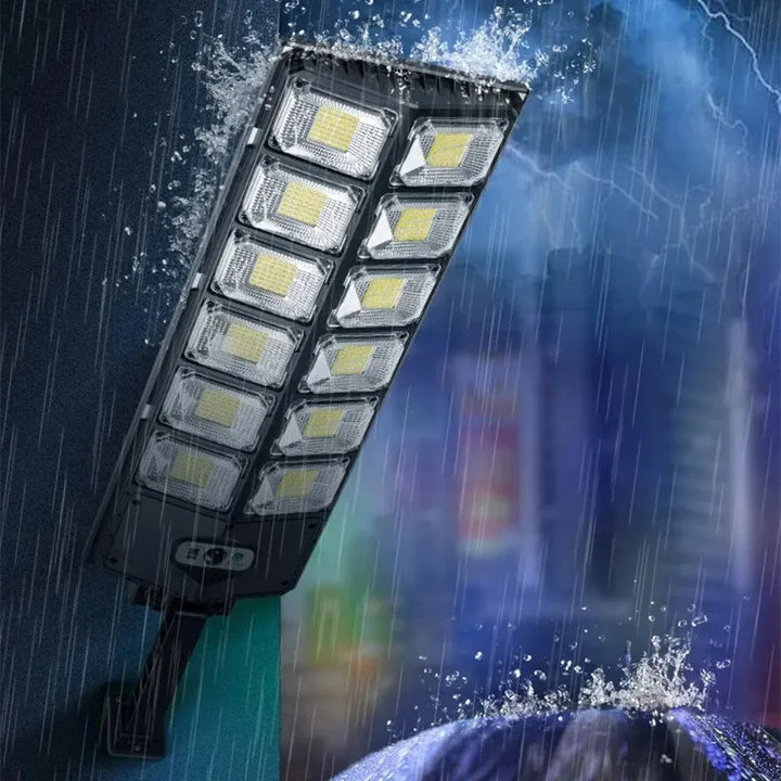 Solar LED Motion Sensor Wall Lamp Remote Control Garden Light | Bowlift