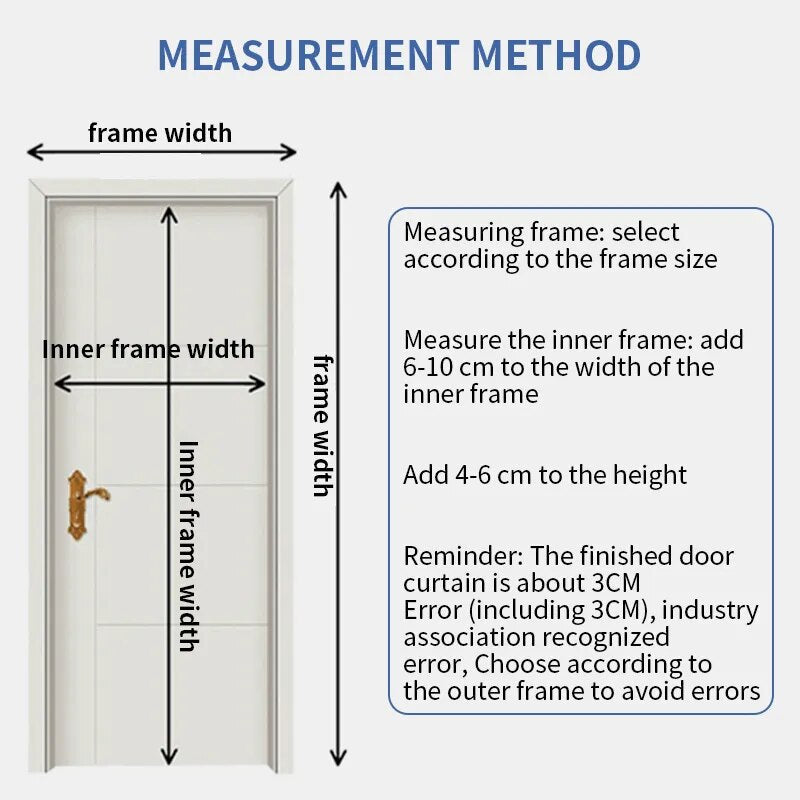 BowLift | Magnetic Cold-Proof Cotton Door Curtain