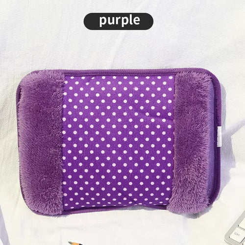 BowLift | Electric Hot Water Bottle HeatDot 500 | 500W Quick Heating with EU Plug | Rechargeable Hand Warmer with Double Pocket | Safe Heat Source for Winter & Office