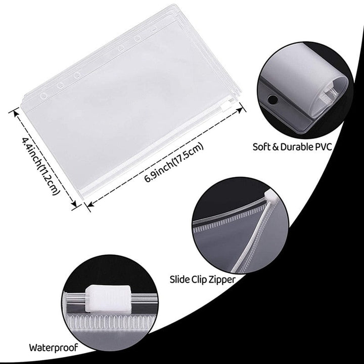 BowLift | Financial Planner Leather Multi Pocket Bill Organizer Notebook