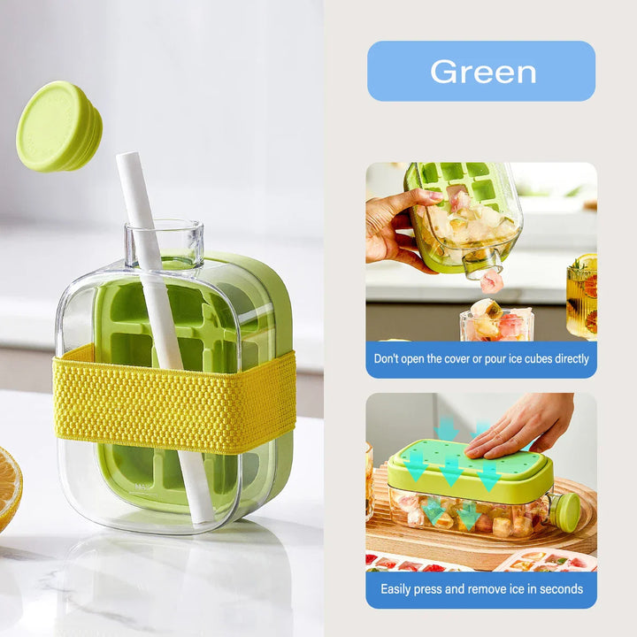 BowLift | One Touch Ice Maker Beverage Bottle