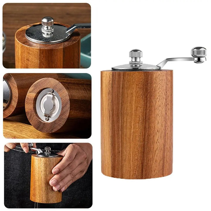 BowLift | Luxury set of manual salt and pepper mills made of wood
