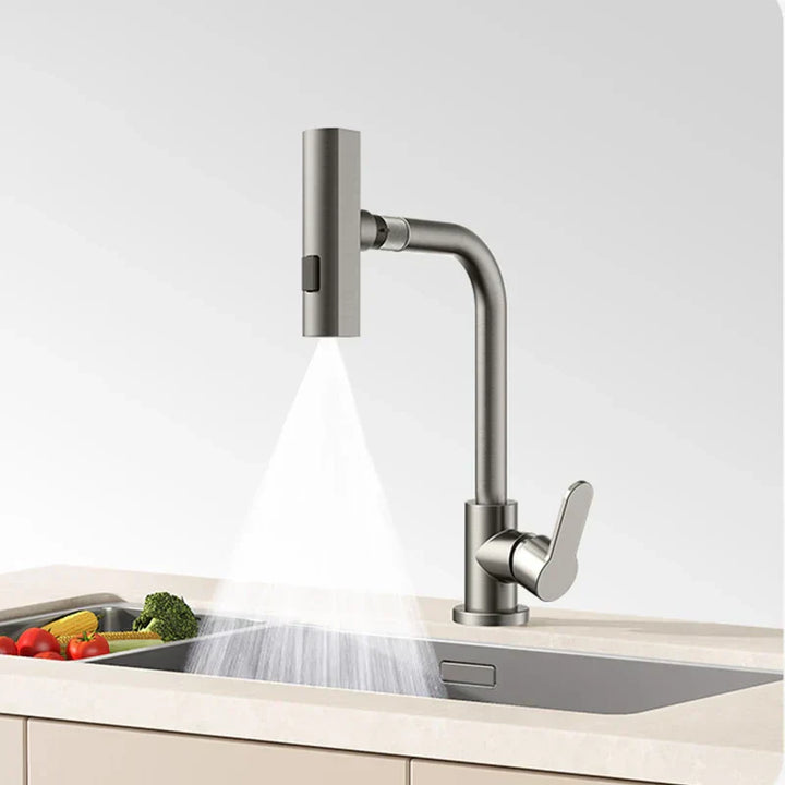 BowLift | Stylish Waterfall Kitchen Faucet Elegant Functionality