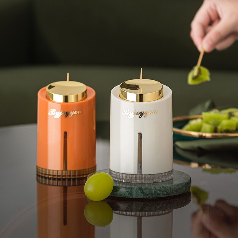 ToothMaster Holder – Elegant Pop-Up Toothpicks Bowlift